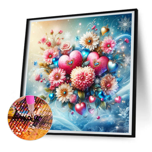 Bouquet - Full Round Drill Diamond Painting 30*30CM