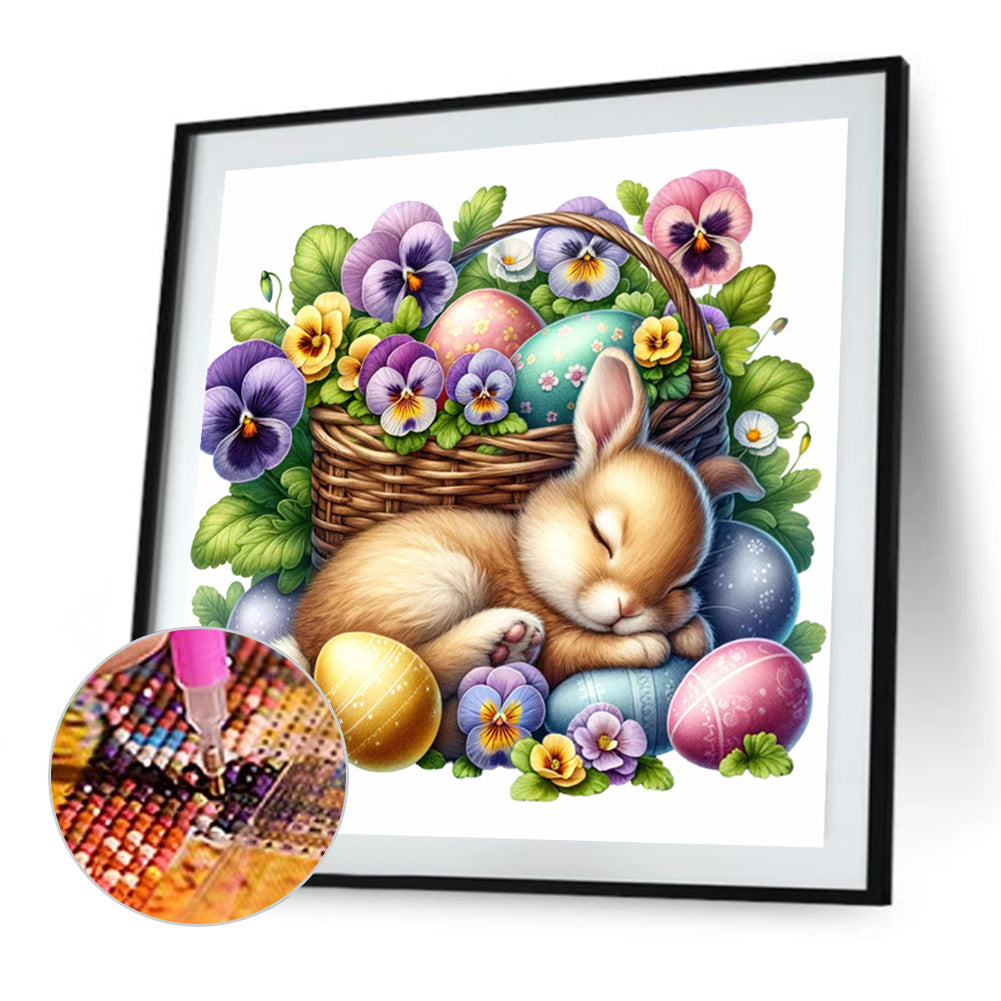 Easter Bunny - Full Square Drill Diamond Painting 30*30CM