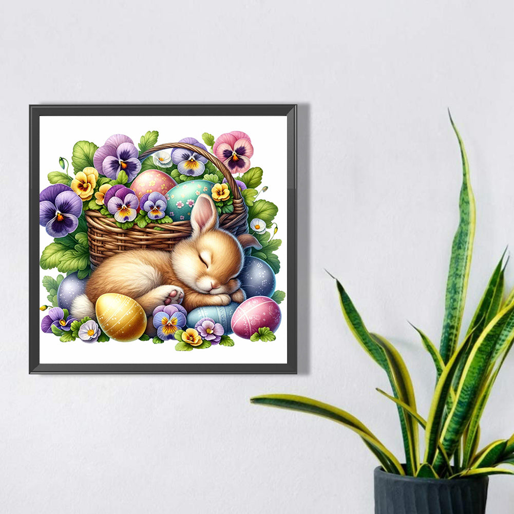 Easter Bunny - Full Square Drill Diamond Painting 30*30CM