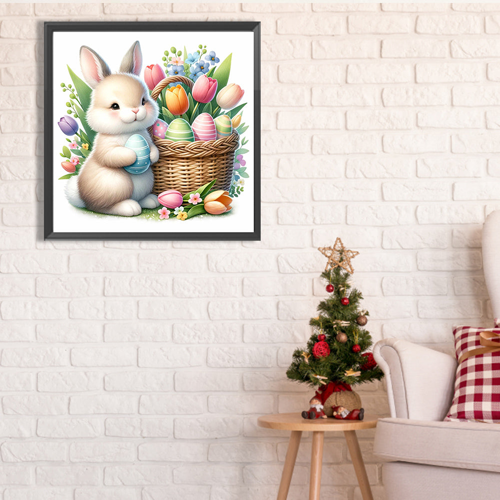 Easter Bunny - Full Square Drill Diamond Painting 30*30CM