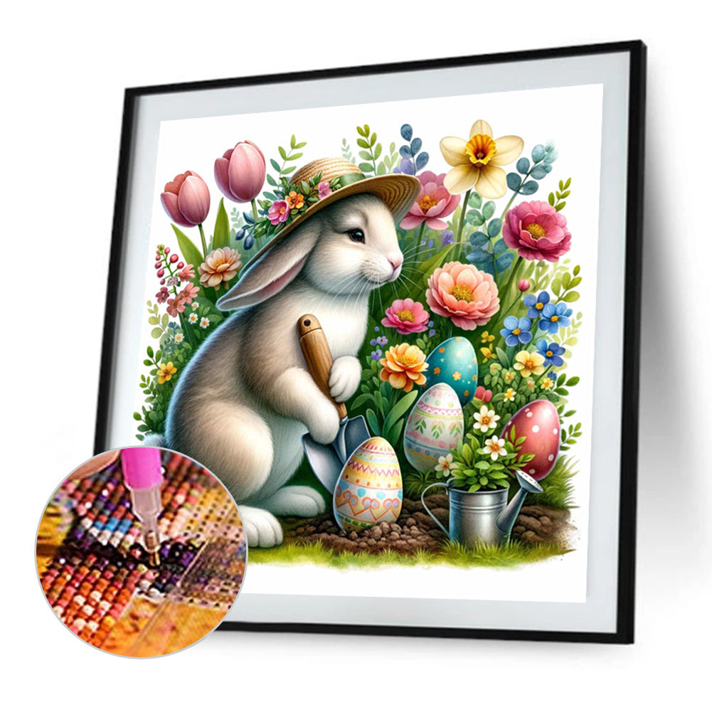 Easter Bunny - Full Square Drill Diamond Painting 30*30CM