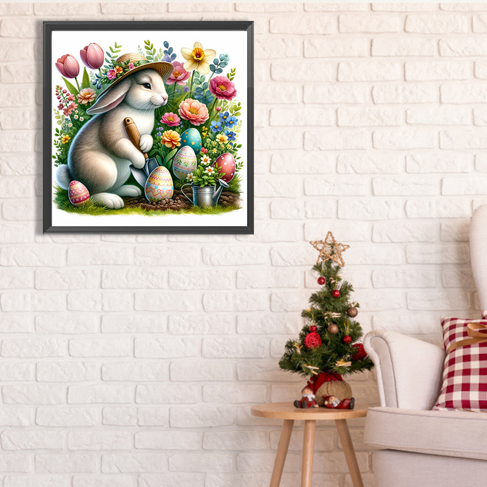 Easter Bunny - Full Square Drill Diamond Painting 30*30CM