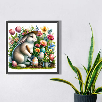 Easter Bunny - Full Square Drill Diamond Painting 30*30CM