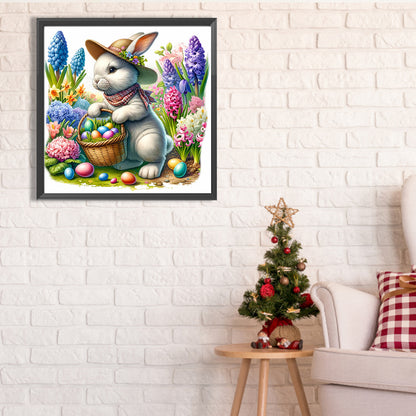 Easter Bunny - Full Square Drill Diamond Painting 30*30CM