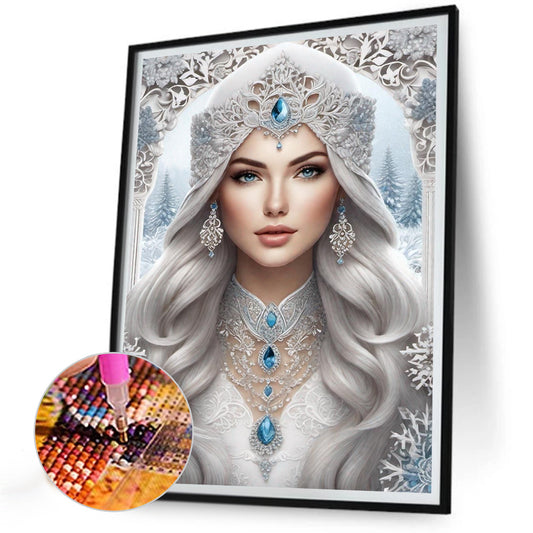 Noble Lady - Full Round Drill Diamond Painting 30*40CM