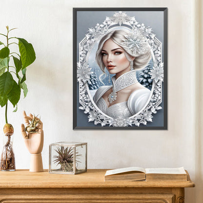 Noble Lady - Full Round Drill Diamond Painting 30*40CM