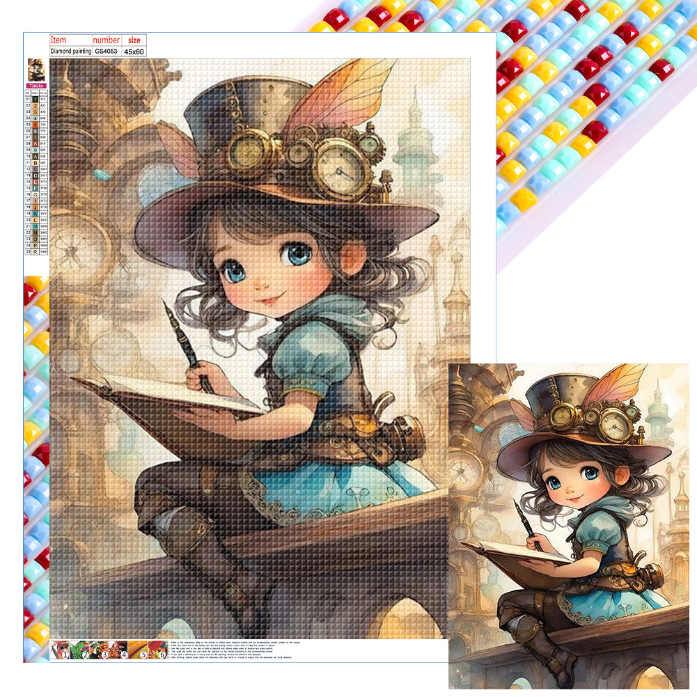 Elf Ear Girl - Full Square Drill Diamond Painting 45*60CM