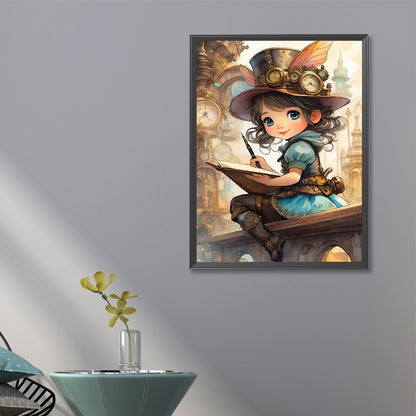 Elf Ear Girl - Full Square Drill Diamond Painting 45*60CM