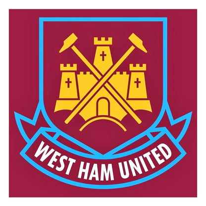 West Ham United Logo - Full Round Drill Diamond Painting 30*30CM