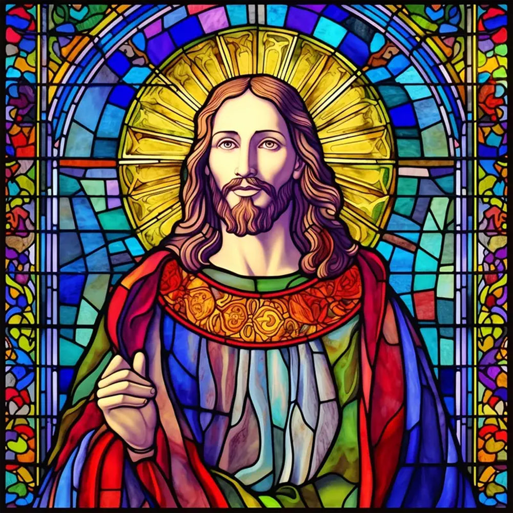 Jesus - Full Round Drill Diamond Painting 40*40CM