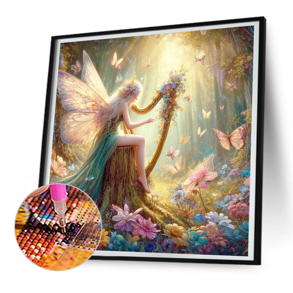 Elf Girl - Full Round Drill Diamond Painting 30*30CM