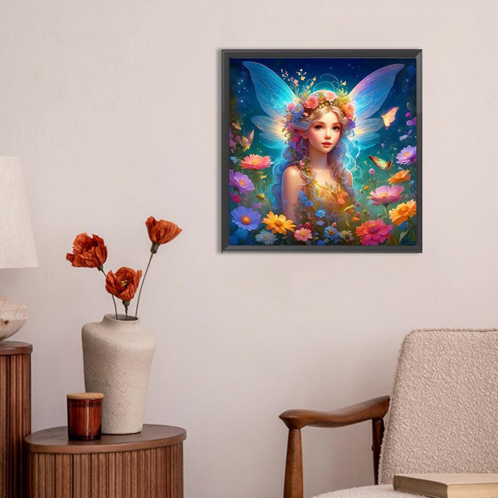 Elf Girl - Full Round Drill Diamond Painting 30*30CM