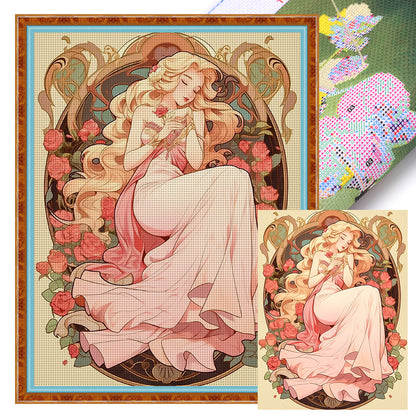 Princess - 11CT Stamped Cross Stitch 50*65CM