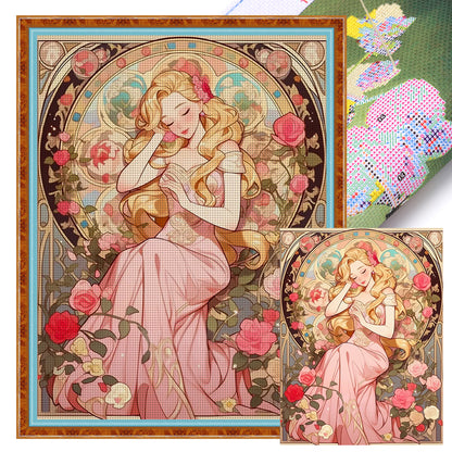 Princess - 11CT Stamped Cross Stitch 50*65CM