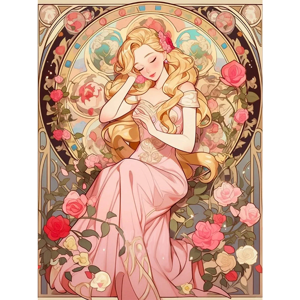 Princess - 11CT Stamped Cross Stitch 50*65CM