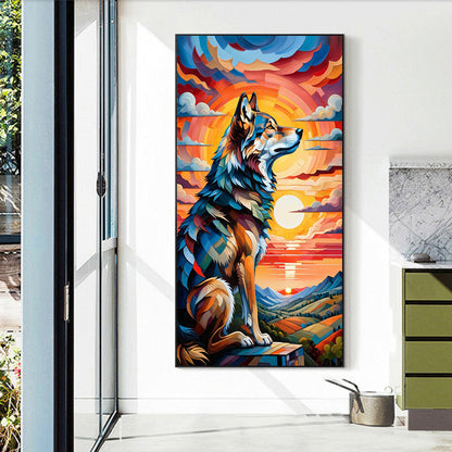 Wolf - Full Round Drill Diamond Painting 40*70CM