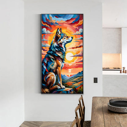 Wolf - Full Round Drill Diamond Painting 40*70CM