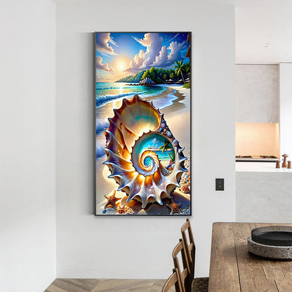 Fantasy Shell - Full Round Drill Diamond Painting 40*70CM