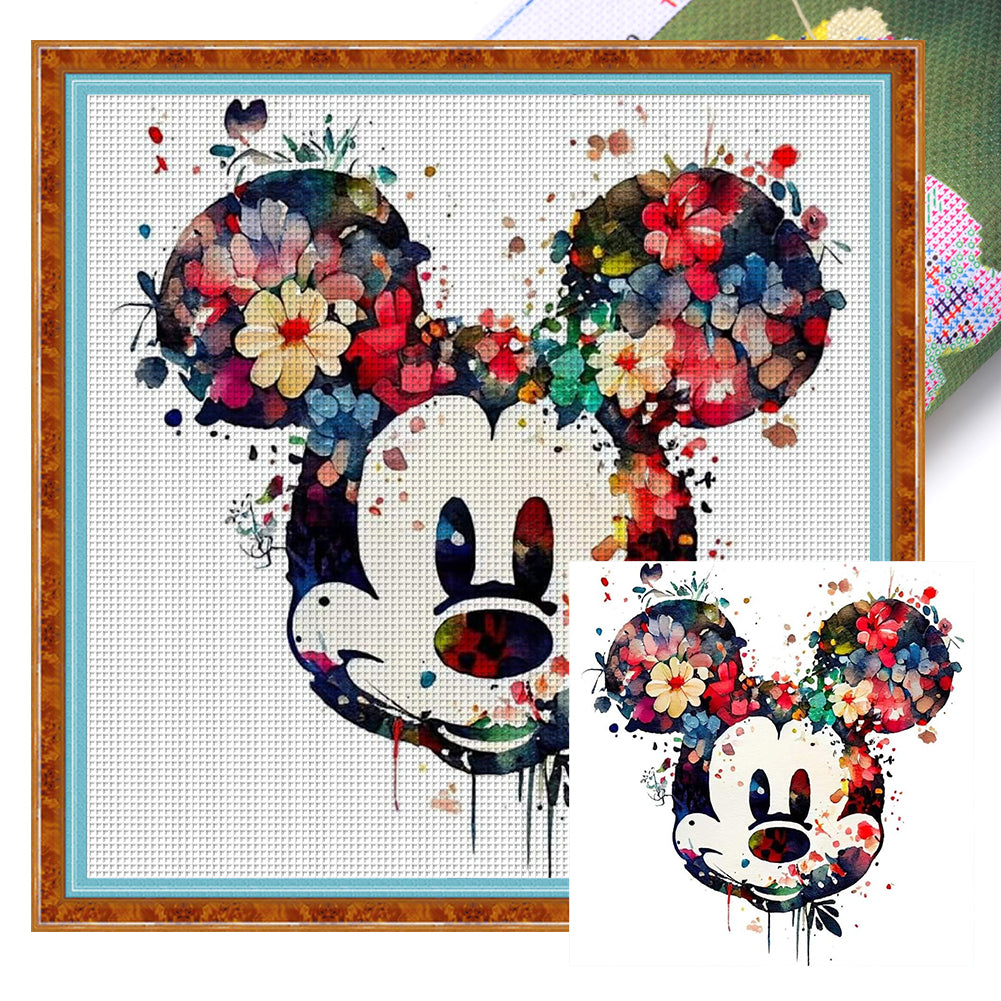 Mickey Avatar - 11CT Stamped Cross Stitch 40*40CM