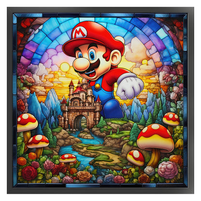 Mario - 11CT Stamped Cross Stitch 50*50CM