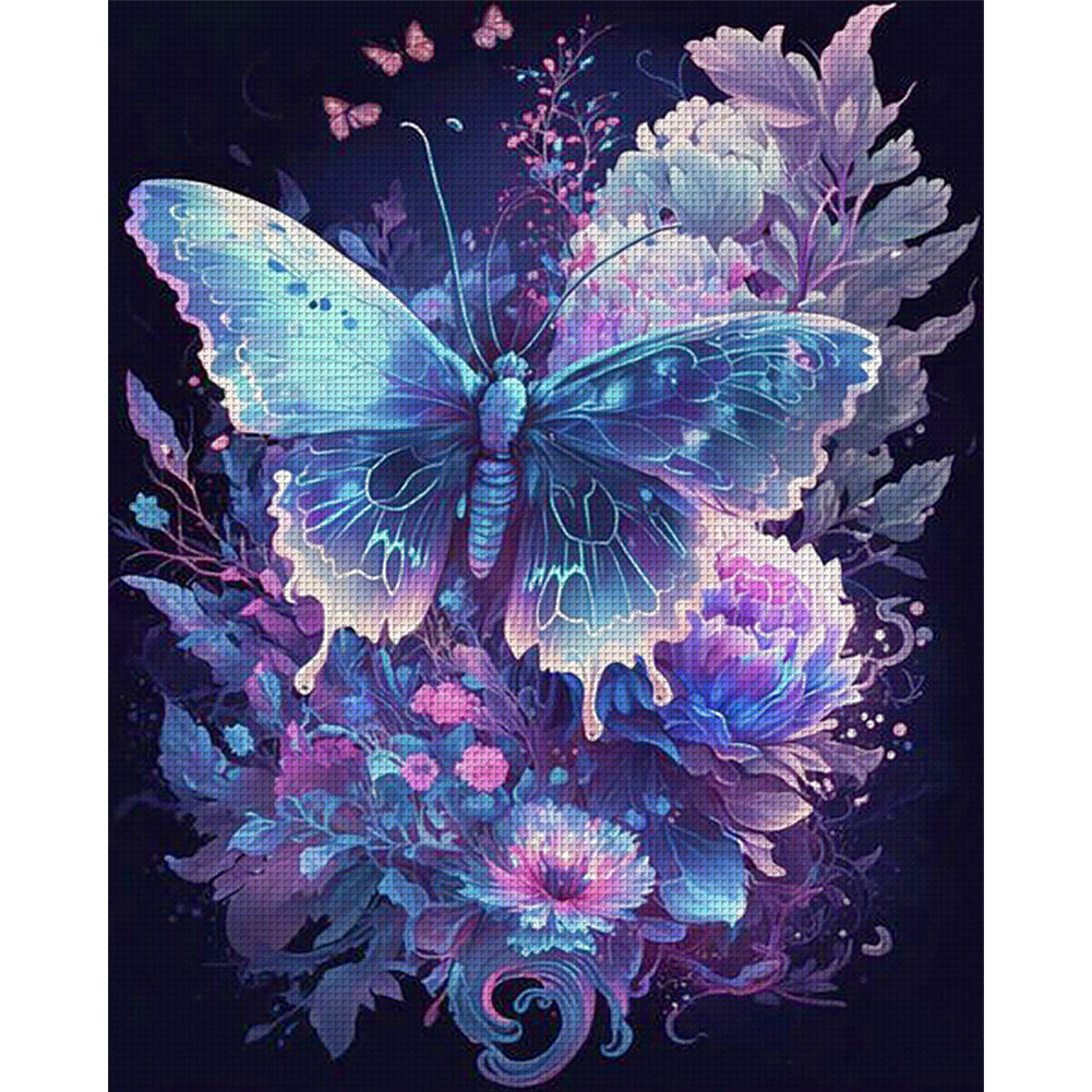 Fantasy Butterfly - 11CT Stamped Cross Stitch 40*50CM