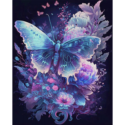 Fantasy Butterfly - 11CT Stamped Cross Stitch 40*50CM