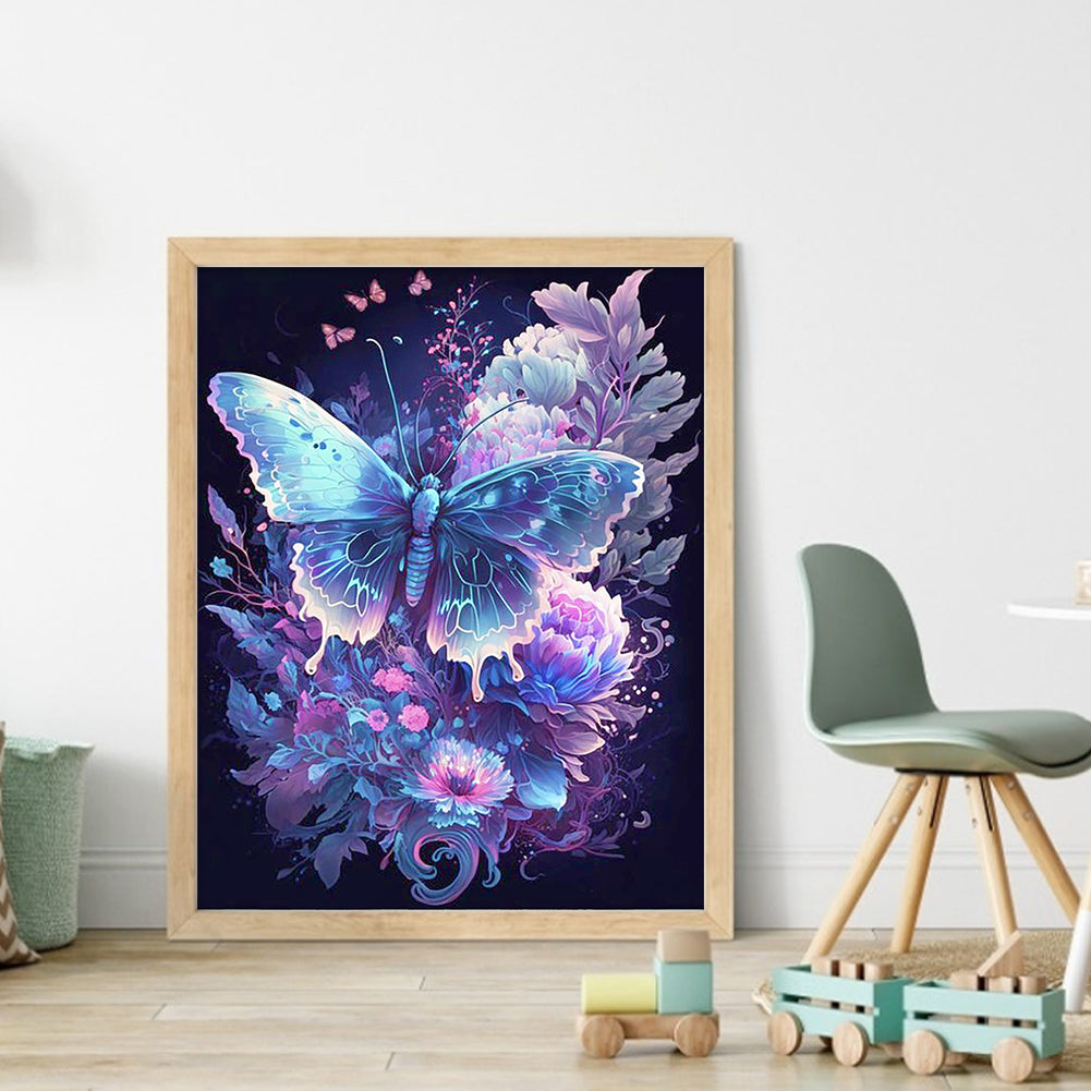 Fantasy Butterfly - 11CT Stamped Cross Stitch 40*50CM