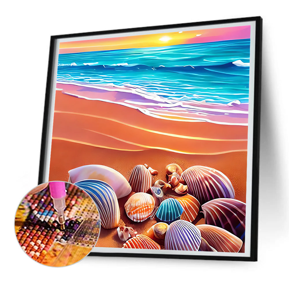 Fantasy Sea Shell - Full Round Drill Diamond Painting 30*30CM