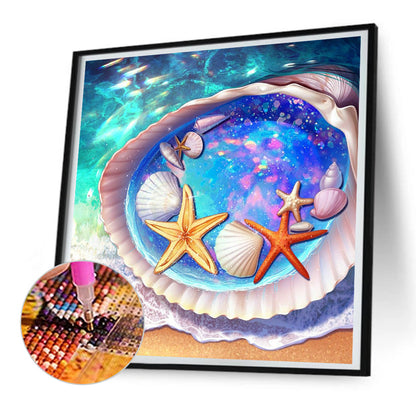 Fantasy Water Shell - Full Round Drill Diamond Painting 30*30CM