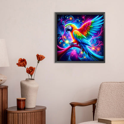Ambiance Parrot - Full Round Drill Diamond Painting 30*30CM