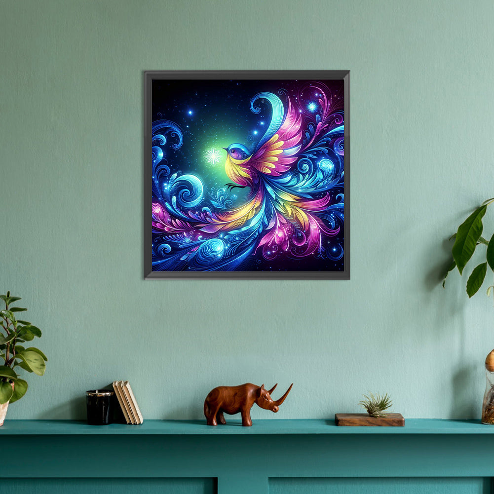 Atmosphere Dazzling Bird - Full Round Drill Diamond Painting 30*30CM