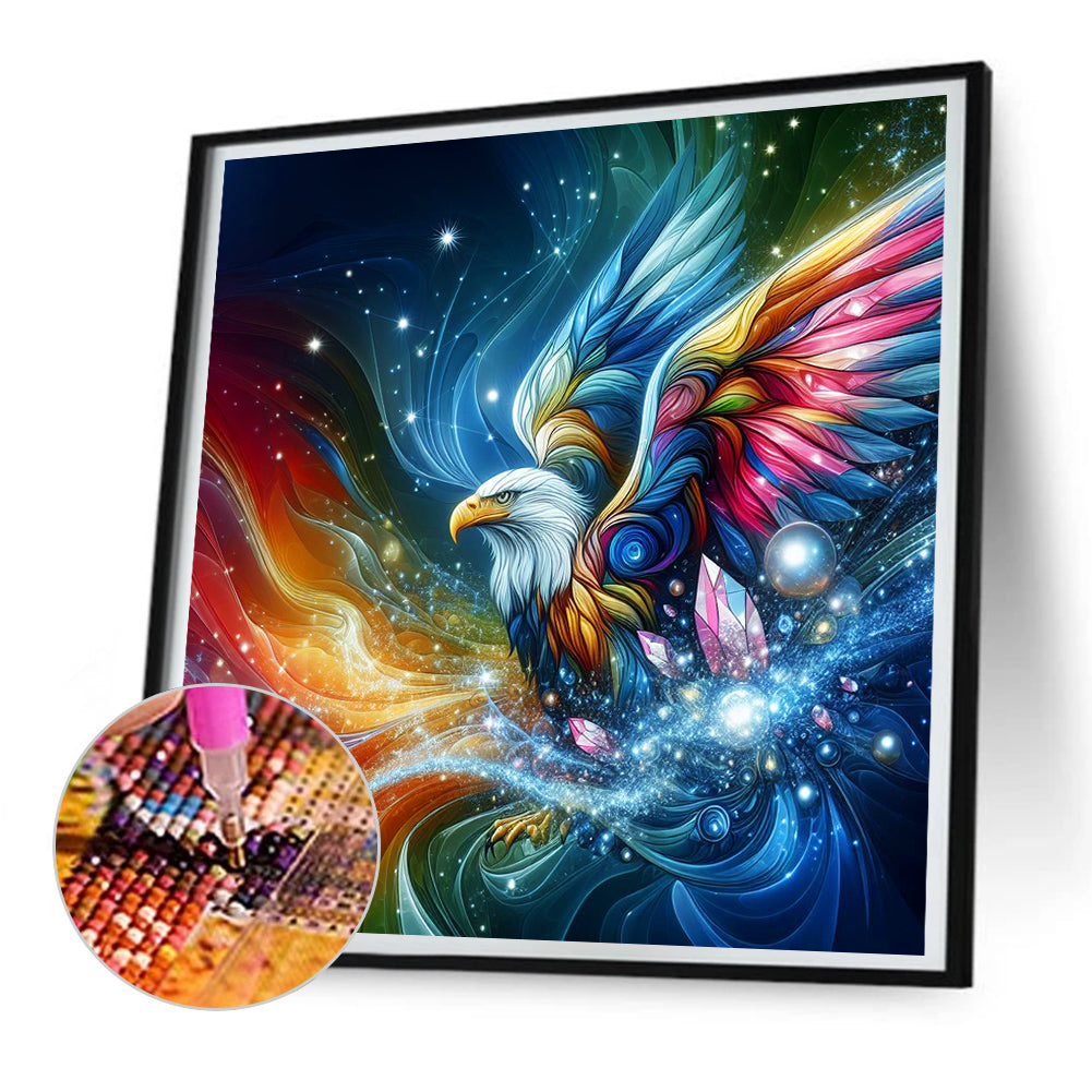Atmosphere Color Eagle - Full Round Drill Diamond Painting 30*30CM