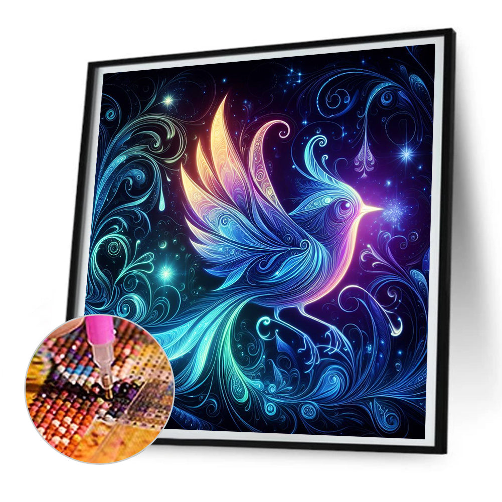 Atmospheric Colorful Bird - Full Round Drill Diamond Painting 30*30CM