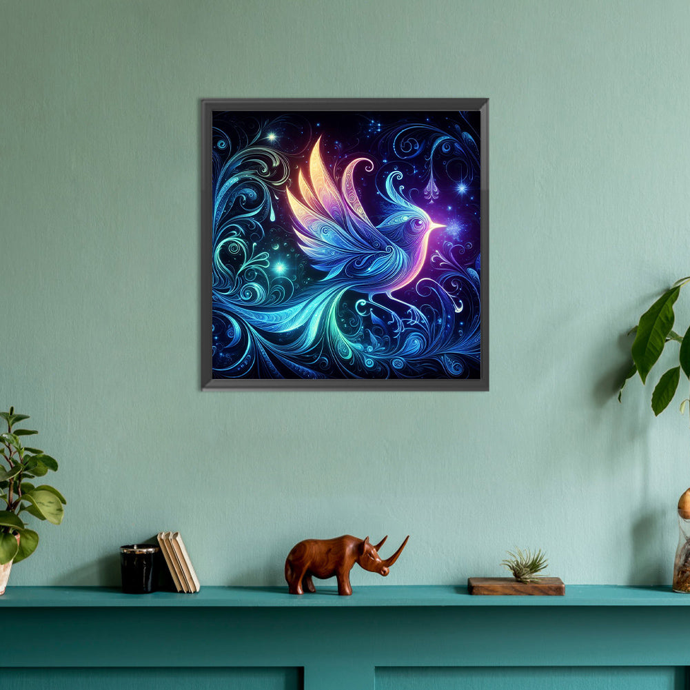 Atmospheric Colorful Bird - Full Round Drill Diamond Painting 30*30CM