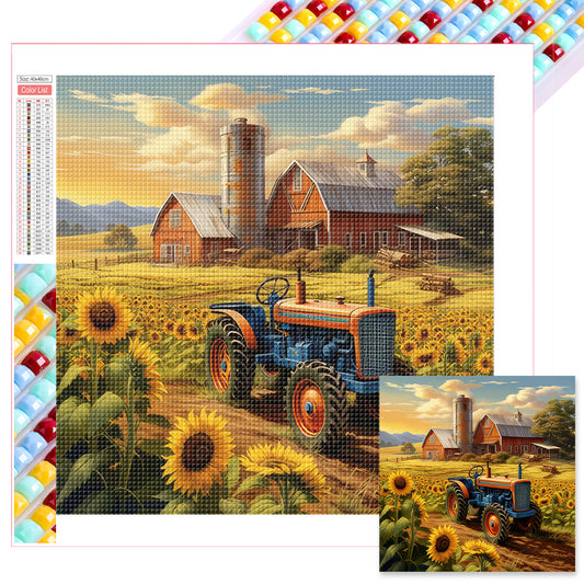 Farm Life - Full Square Drill Diamond Painting 40*40CM