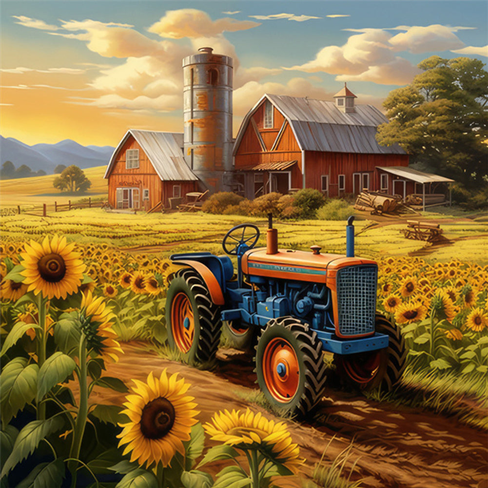 Farm Life - Full Square Drill Diamond Painting 40*40CM