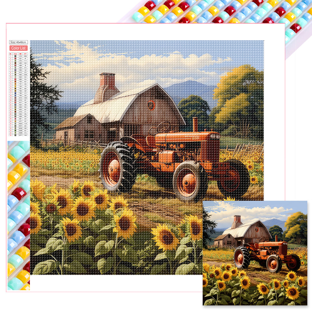 Farm Life - Full Square Drill Diamond Painting 40*40CM