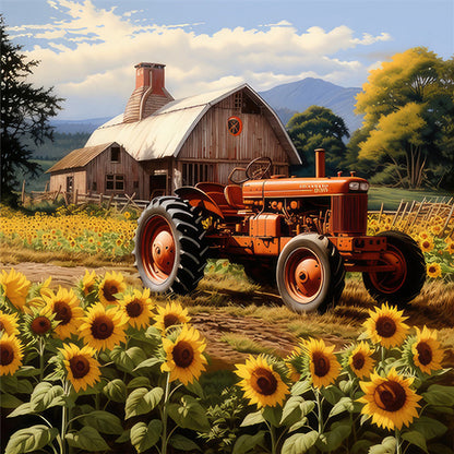 Farm Life - Full Square Drill Diamond Painting 40*40CM