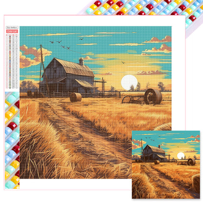 Farm Life - Full Square Drill Diamond Painting 40*40CM