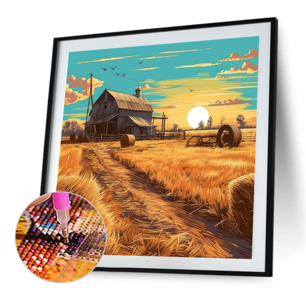 Farm Life - Full Square Drill Diamond Painting 40*40CM