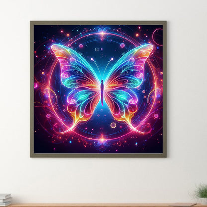 Fantasy Butterfly - Full Round Drill Diamond Painting 30*30CM