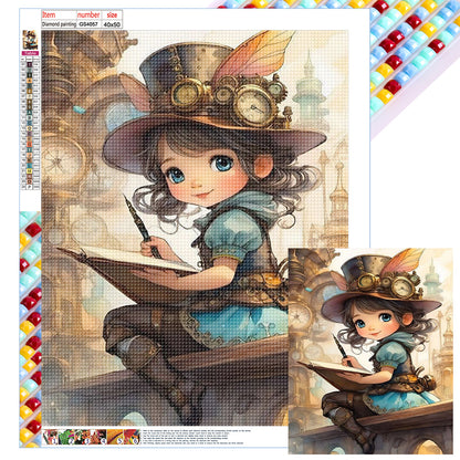 Elf Ear Girl - Full Square Drill Diamond Painting 40*50CM