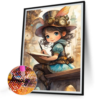 Elf Ear Girl - Full Square Drill Diamond Painting 40*50CM