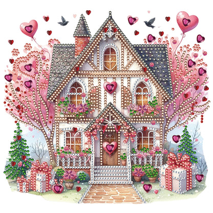 Love House - Special Shaped Drill Diamond Painting 30*30CM