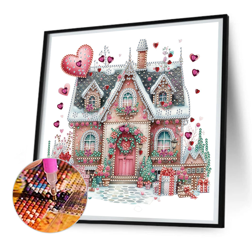 Love House - Special Shaped Drill Diamond Painting 30*30CM