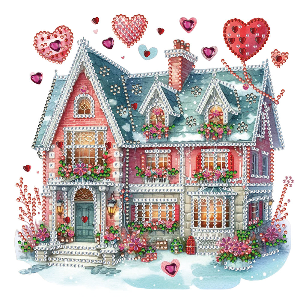 Love House - Special Shaped Drill Diamond Painting 30*30CM
