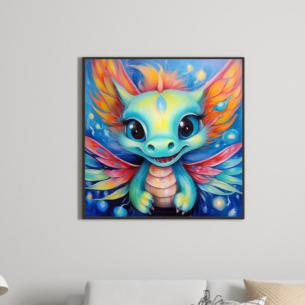 Dragon - Full Round Drill Diamond Painting 30*30CM