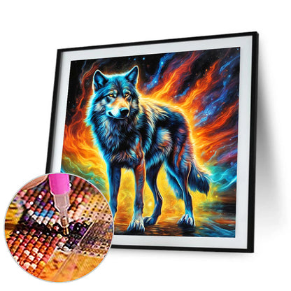 Wolf - Full Round Drill Diamond Painting 30*30CM