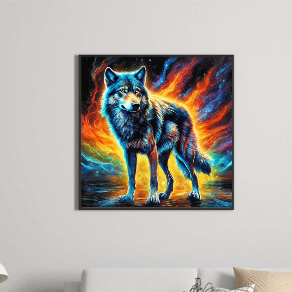 Wolf - Full Round Drill Diamond Painting 30*30CM