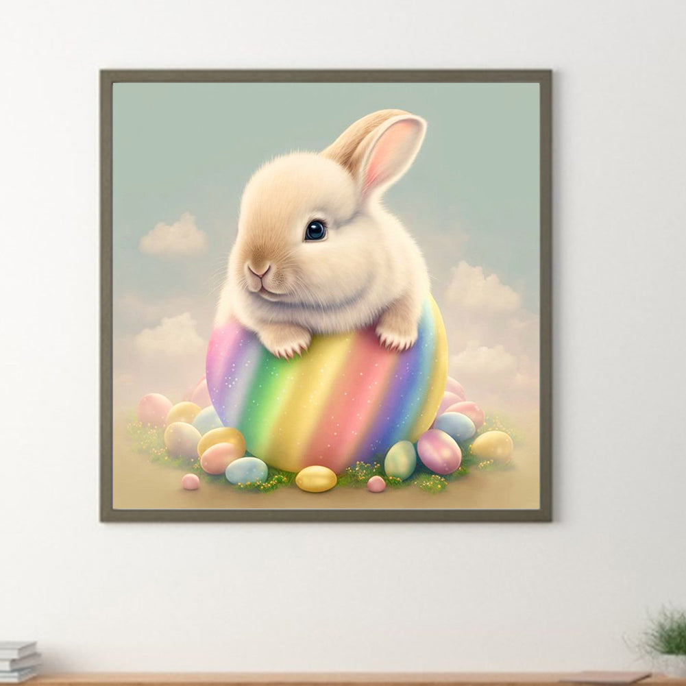 Easter Bunny - Full Round Drill Diamond Painting 30*30CM